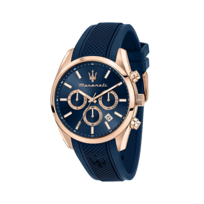 Maserati&nbsp; R8851151012  ATTRAZIONE 43MM MULT BLUE DIAL BLU SIL S Men  watch นาฬิกาข้อมือ นาฬิกา ผู้ชาย