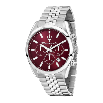 Maserati&nbsp; R8853151024  ATTRAZIONE 43MM MULT BURGUN Men  watch นาฬิกาข้อมือ นาฬิกา ผู้ชาย
