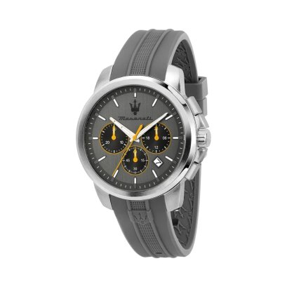 นาฬิกา Maserati Successo R8871621043 Successo Chrono WatchGents Quartz Chronograph with Date Silicone นาฬิกาข้อมือผู้ชาย