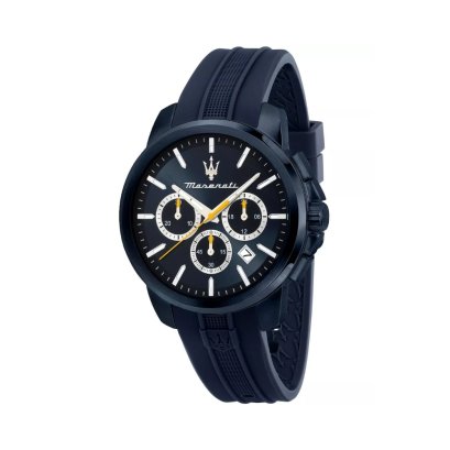 นาฬิกา Maserati Successo Chronograph watch R8871621044  Blue  Rubber  นาฬิกาข้อมือผู้ชาย