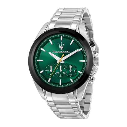 Maserati&nbsp; R8873612065  TRAGUARDO 43MM GREEN DIAL Men  watch นาฬิกาข้อมือ นาฬิกา ผู้ชาย