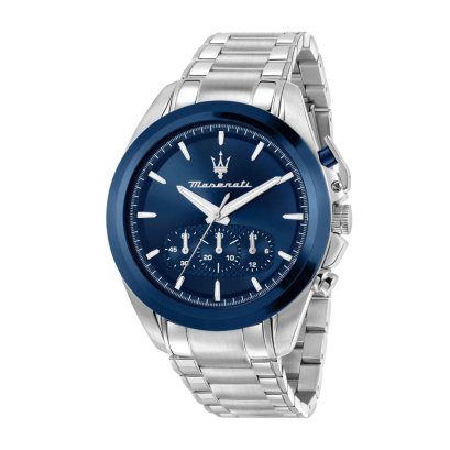 Maserati&nbsp; R8873612067  TRAGUARDO 43MM OCEAN BLUE Men  watch นาฬิกาข้อมือ นาฬิกา ผู้ชาย
