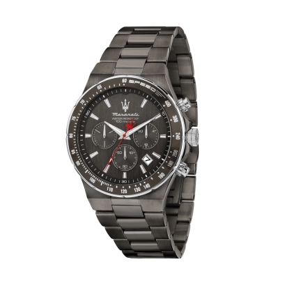 MASERATI R8873640027 SFIDA 41MM CHR D.GUN DIA D.GUN BR Men watch นาฬิกาข้อมือ นาฬิกา ผู้ชาย