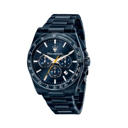 นาฬิกา Maserati Velocitá  Chronograph  R8873652008 Blue stainless steel strap นาฬิกาข้อมือผู้ชาย