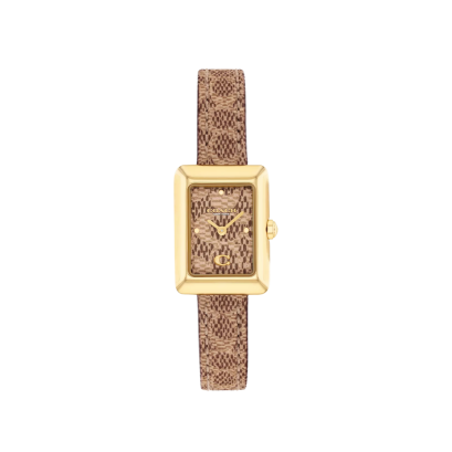 COACH CO14504585 Ladies Snake Print Watch, Brown  นาฬิกาข้อมือ นาฬิกา ผู้หญิง