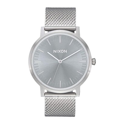 Nixon PORTER รุ่น NXA10573316-00 นาฬิกาข้อมือผู้ชาย สีเงิน หน้าปัด 40 มม. PORTER ALL SILVER LUM
