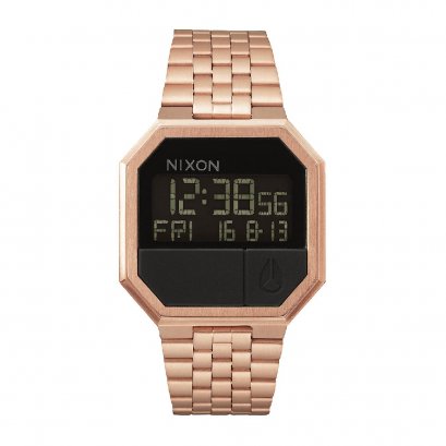 Nixon Re-Run All Rose Gold นาฬิกาข้อมือผู้ชายเเละผู้หญิง สีโรสโกล์ด