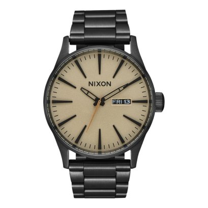 Nixon Sentry ss NXA3561439-00 นาฬิกาข้อมือผู้ชาย สีดำ SENTRY SS BLACK KHAKI