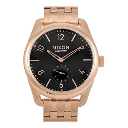 NIXON NXA9501932-00 Analog Display Swiss Quartz Rose Gold Watch 39mm. นาฬิกา นาฬิกาข้อมือ   C39 SS ALL ROSE GO