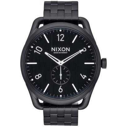 Nixon Black/Steel NXA951001-00 C45 SS ALL BLK