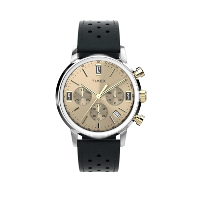 Timex TW2W10000 Men Chronograph Watch with a Leather Strap Marlin
