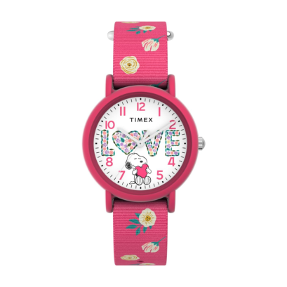 Timex TW2W83200  Timex X Peanuts - Weekender Color Rush Watch  นาฬิกา นาฬิกาข้อมือ นาฬิกาข้อมือผู้หญิง