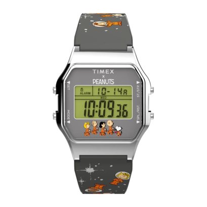 Timex TW2W90100 x Peanuts&reg; T80 Peanuts Space นาฬิกา นาฬิกาข้อมือ นาฬิกาผู้หญิงและผู้ชาย