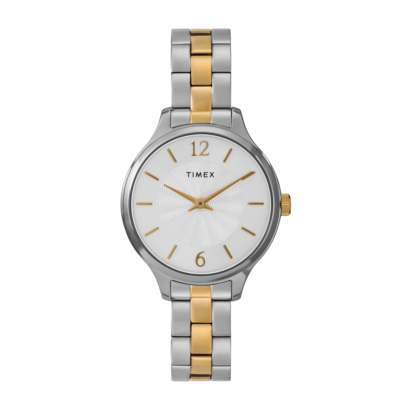 Timex TW2W98100 PEYTON 32M TWO TONE Stainless Steel Bracelet Watch  นาฬิกา นาฬิกาข้อมือ นาฬิกาข้อมือผู้ชาย