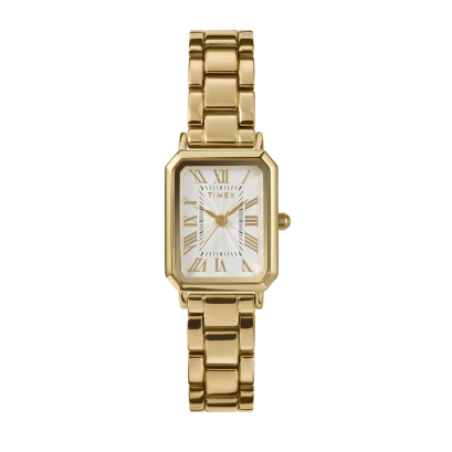 Timex TW2Y01200 W DRESS GOLD SILVER นาฬิกา นาฬิกาข้อมือ นาฬิกาข้อมือผู้หญิง