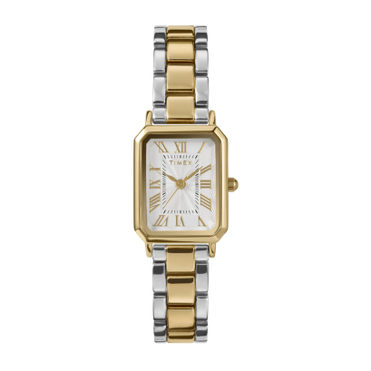 Timex TW2Y01300  W DRESS GOLD SILVER นาฬิกา นาฬิกาข้อมือ นาฬิกาข้อมือผู้หญิง