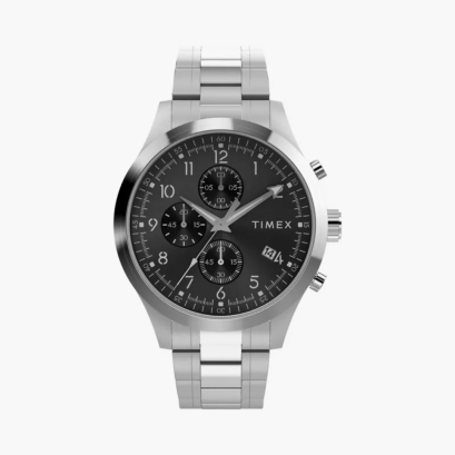 Timex TW2Y01400 M Dress Chronograph  SILVER นาฬิกา นาฬิกาข้อมือ นาฬิกาข้อมือผู้ชาย