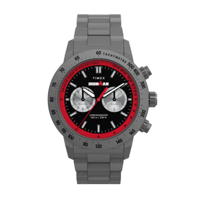 Timex TW2Y02000 IRONMAN Challenger Chronograph watch GUN BLACK นาฬิกา นาฬิกาข้อมือ นาฬิกาข้อมือผู้ชาย