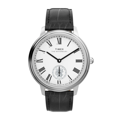 Timex TW2Y23100 Waterbury Metropolitan Sub-Second 39mm Leather Strap Watch  นาฬิกา นาฬิกาข้อมือ นาฬิกาข้อมือผู้ชาย