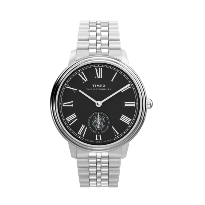 Timex  TW2Y23300 Waterbury Metropolitan Sub-Second 39mm Stainless Steel Bracelet Watch  นาฬิกา นาฬิกาข้อมือ นาฬิกาข้อมือผู้ชาย