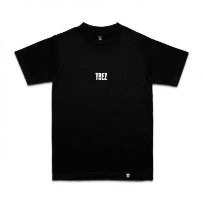 เสื้อยืดแขนสั้น SPLIT AMBIGRAM TEE - BLACK