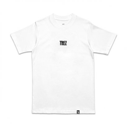 เสื้อยืดแขนสั้น SPLIT AMBIGRAM TEE - WHITE