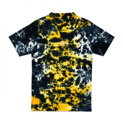 เสื้อยืด TIE-TILL-DYE - YELLOW &amp; BLACK