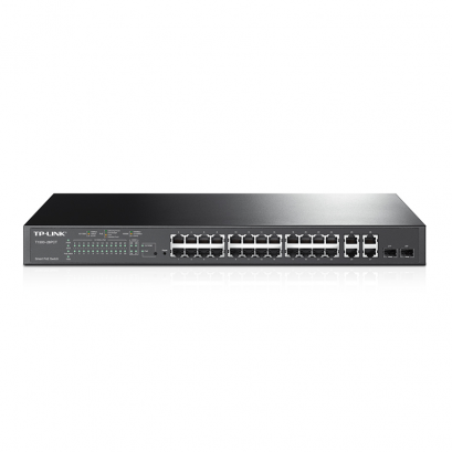 TP-LINK T1500-28PCT 24-Port 10/100Mbps + 4-Port Gigabit Smart PoE+ Switch