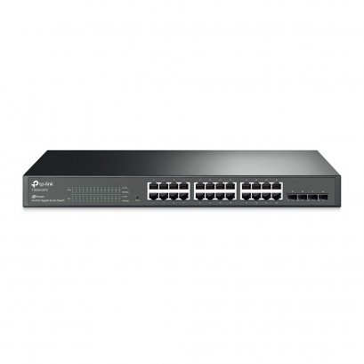 TP-LINK T1600G-28TS (TL-SG2424) JetStream 24-Port Gigabit Smart Switch with 4 SFP Slots