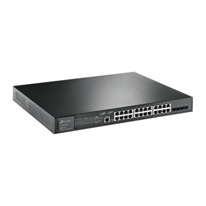 TP-LINK TL-SG3428XMP JetStream 24-Port Gigabit and 4-Port 10GE SFP+ L2+ Managed Switch with 24-Port PoE+
