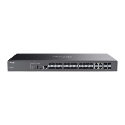 TP-Link SG5428XF Omada Campus 24-Port SFP Stackable Lite L3 Managed Switch with 4× 10G Slots