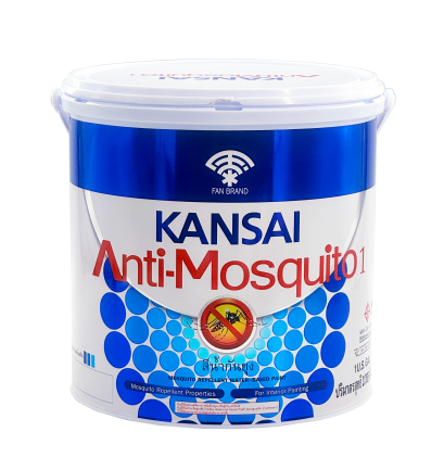 สีน้ำกันยุง กันไซแอนตี้มอสคิโต้ 1 ชนิดเนียน สีขาว No.D100