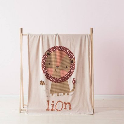 ผ้าห่มลายสิงโต