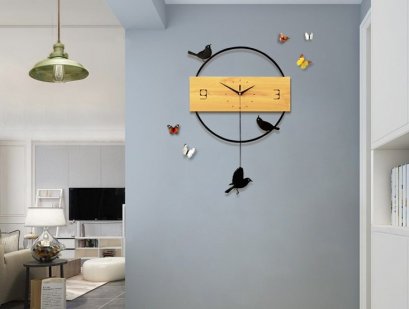 นาฬิกาไม้นก