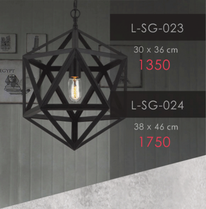 3D-HEXAGON30 โคมเพชร
