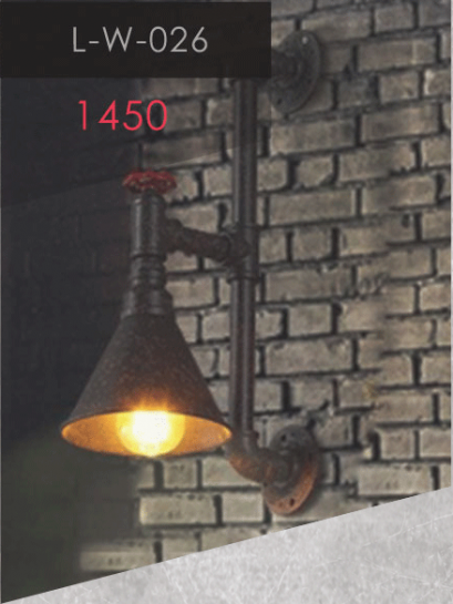 โคมหมวก ติดกำแพง