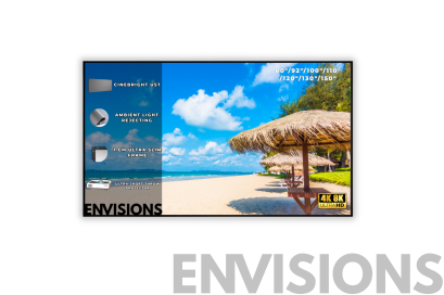 Cine Bright UST Fixed Frame Screen (จอโปรเจคเตอร์ UST ภาพสว่าง สีสด ขอบบางเพียง 1 ซม.)