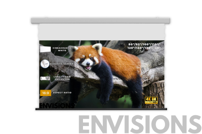 CineAcoustic White Drop Down Screen