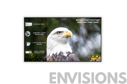 CineALR Pro Fixed Frame Screen (จอโปรเจคเตอร์ ALR กันแสง ขอบบางเพียง 1 ซม. ภาพคมชัดทุกสภาพแสง)