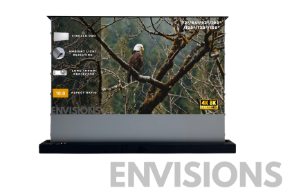 CineALR Pro Floor Rising Screen (จอโปรเจคเตอร์เลื่อนขึ้นจากพื้น กันแสง ซ่อนเก็บได้ ดีไซน์พรีเมียม)