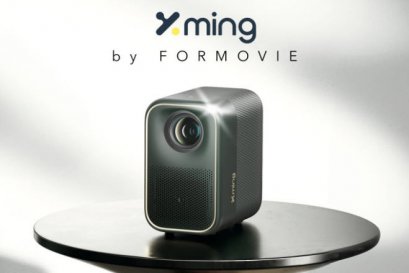 Formovie Xming Page One LCD Projector 1080p images and can throw images up to 120 inches.