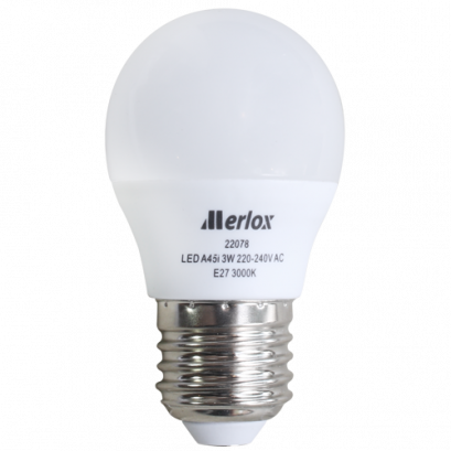 LED A45 3W 220-240V AC E27V2 Merlox