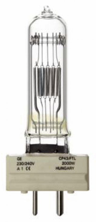 CP43 FTL, 2000W 230-240V, GY16 #88533 GE