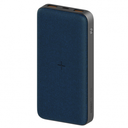 EW40 Wire &amp; Wireless 20000mAh สีนํ้าเงิน ราคาส่ง 20 ชิ้น +