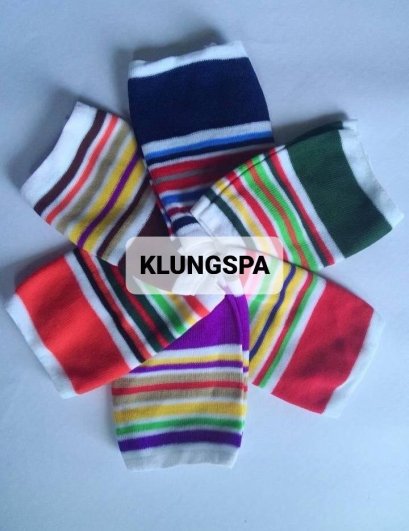 กางเกงในสปา ผ้าไนล่อน สีสายรุ้ง