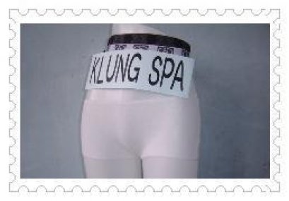 กางเกงในสปา ผ้าไนล่อน สีขาว