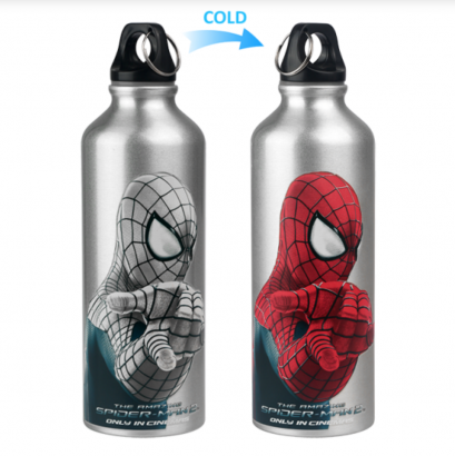 กระบอกน้ำอลูมิเนียมเปลี่ยนสีได้เมื่อใส่น้ำเย็น