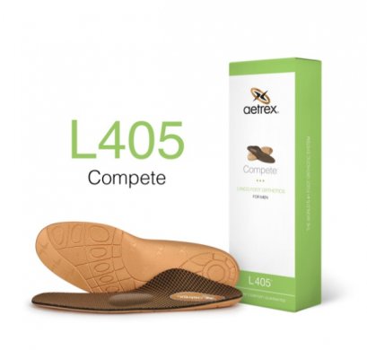 MEN'S COMPETE MED/HIGH ARCH W/ METATARSAL SUPPORT ORTHOTIC
