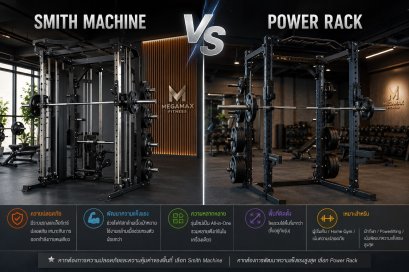 Smith Machine vs Power Rack ต่างกันอย่างไร? เลือกเครื่องไหนคุ้มกว่าสำหรับฟิตเนสและบ้าน