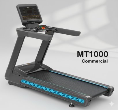 ลู่วิ่งไฟฟ้า เกรดฟิตเนส MT1000  สายพานกว้าง 58 ซม.